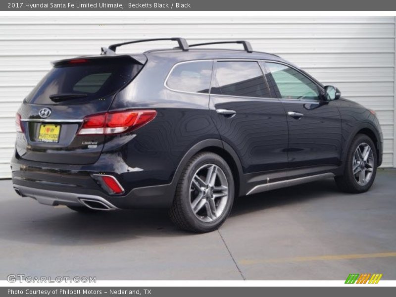 Becketts Black / Black 2017 Hyundai Santa Fe Limited Ultimate