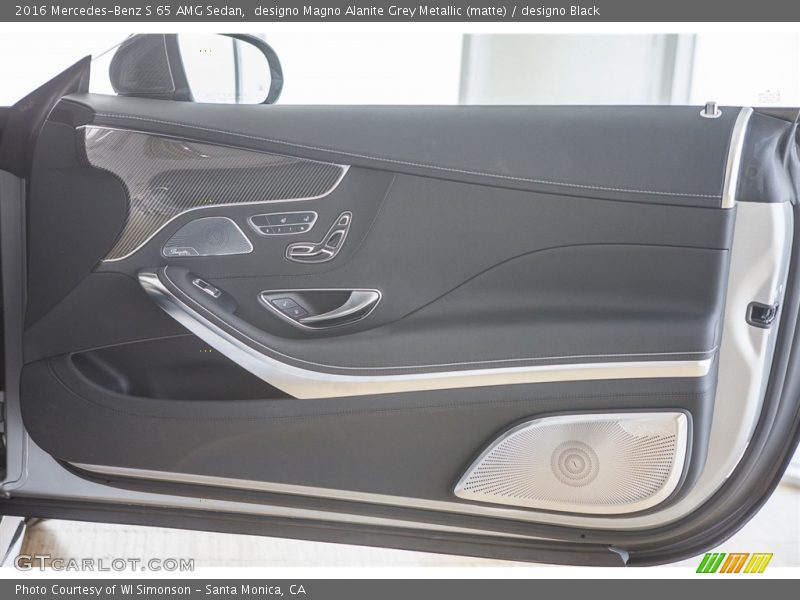 designo Magno Alanite Grey Metallic (matte) / designo Black 2016 Mercedes-Benz S 65 AMG Sedan