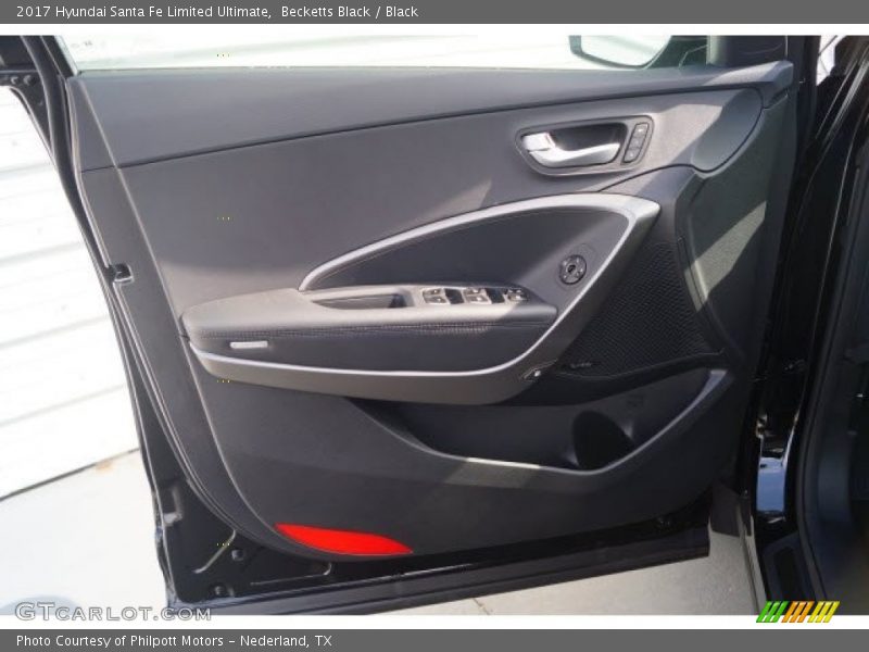 Becketts Black / Black 2017 Hyundai Santa Fe Limited Ultimate