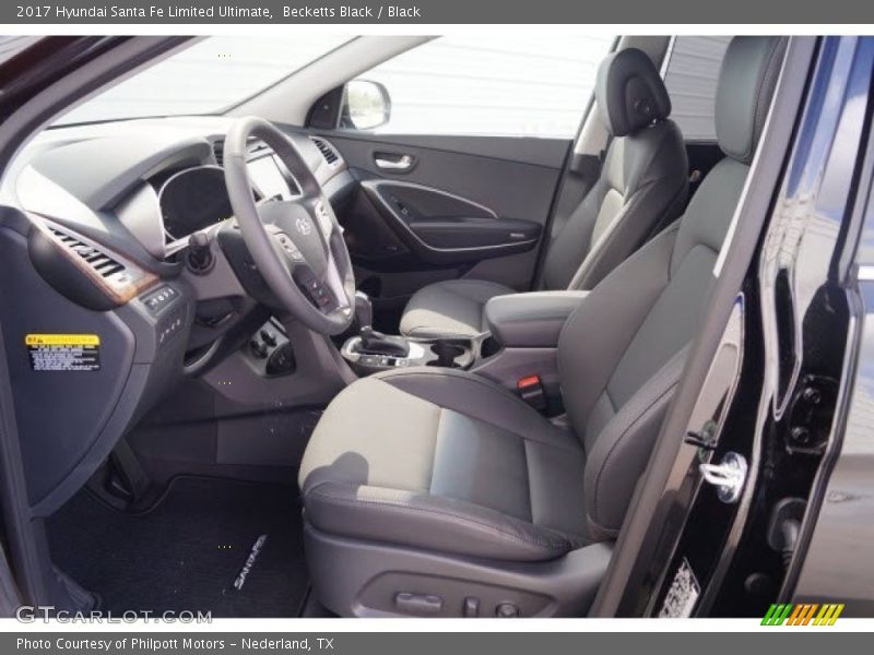 Becketts Black / Black 2017 Hyundai Santa Fe Limited Ultimate