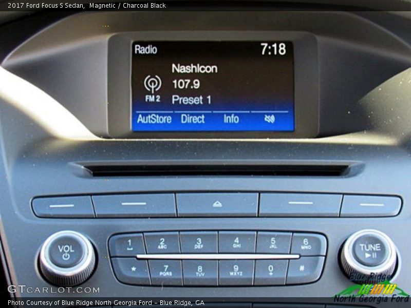 Magnetic / Charcoal Black 2017 Ford Focus S Sedan