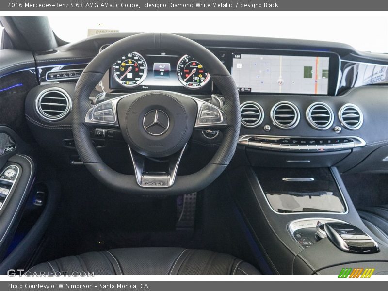 designo Diamond White Metallic / designo Black 2016 Mercedes-Benz S 63 AMG 4Matic Coupe
