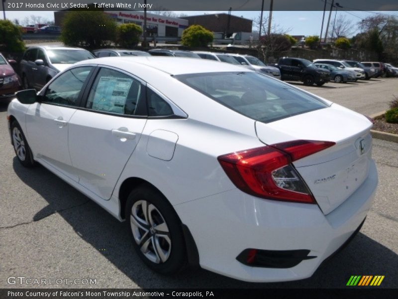 Taffeta White / Ivory 2017 Honda Civic LX Sedan