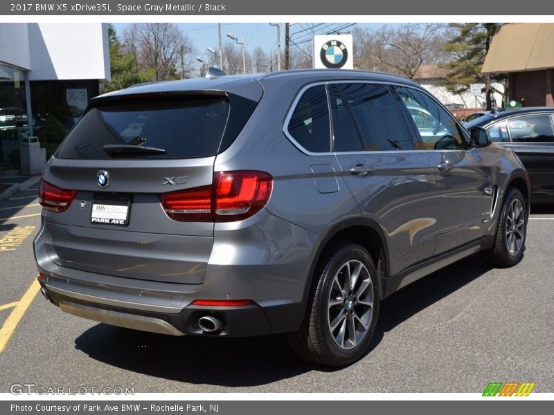 Space Gray Metallic / Black 2017 BMW X5 xDrive35i