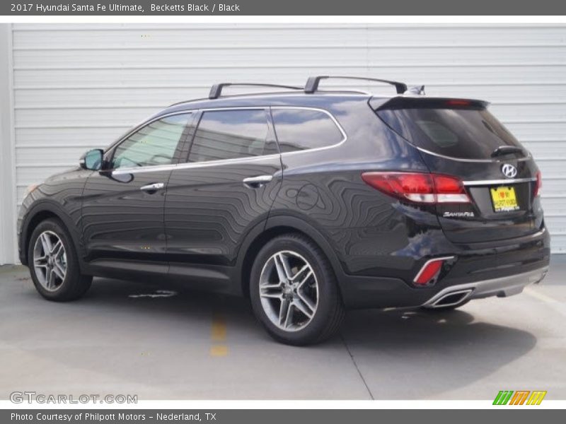 Becketts Black / Black 2017 Hyundai Santa Fe Ultimate