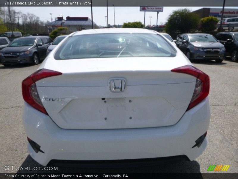 Taffeta White / Ivory 2017 Honda Civic LX Sedan