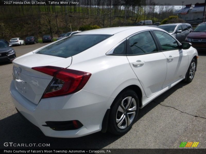 Taffeta White / Ivory 2017 Honda Civic LX Sedan