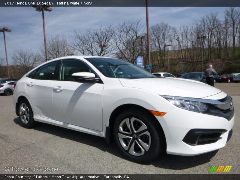 Taffeta White / Ivory 2017 Honda Civic LX Sedan