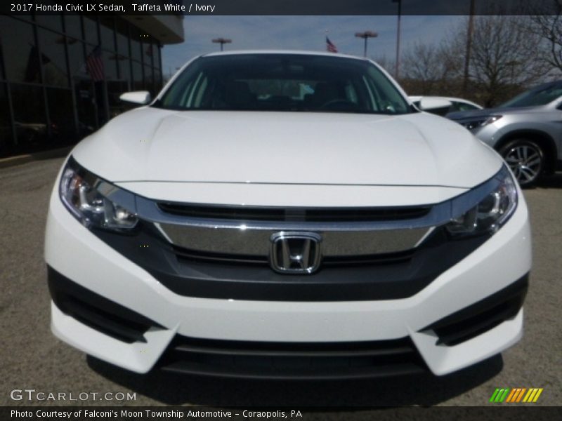 Taffeta White / Ivory 2017 Honda Civic LX Sedan