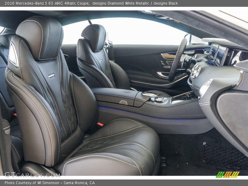 designo Diamond White Metallic / designo Black 2016 Mercedes-Benz S 63 AMG 4Matic Coupe