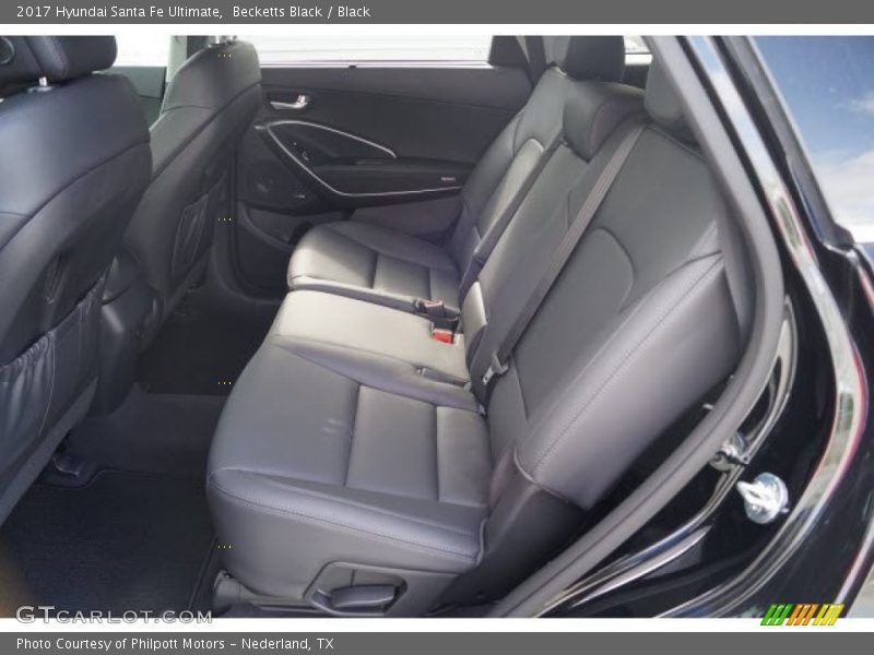 Becketts Black / Black 2017 Hyundai Santa Fe Ultimate
