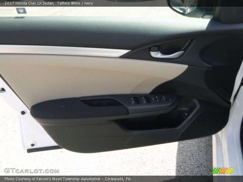 Taffeta White / Ivory 2017 Honda Civic LX Sedan