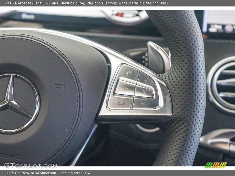 designo Diamond White Metallic / designo Black 2016 Mercedes-Benz S 63 AMG 4Matic Coupe