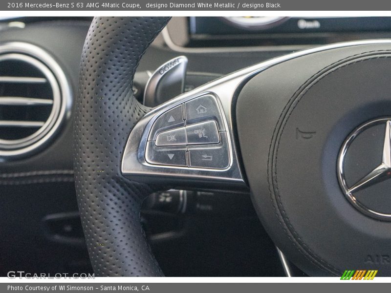 designo Diamond White Metallic / designo Black 2016 Mercedes-Benz S 63 AMG 4Matic Coupe