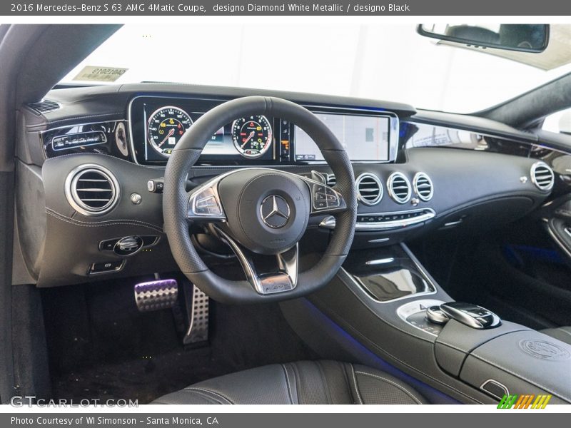 designo Diamond White Metallic / designo Black 2016 Mercedes-Benz S 63 AMG 4Matic Coupe