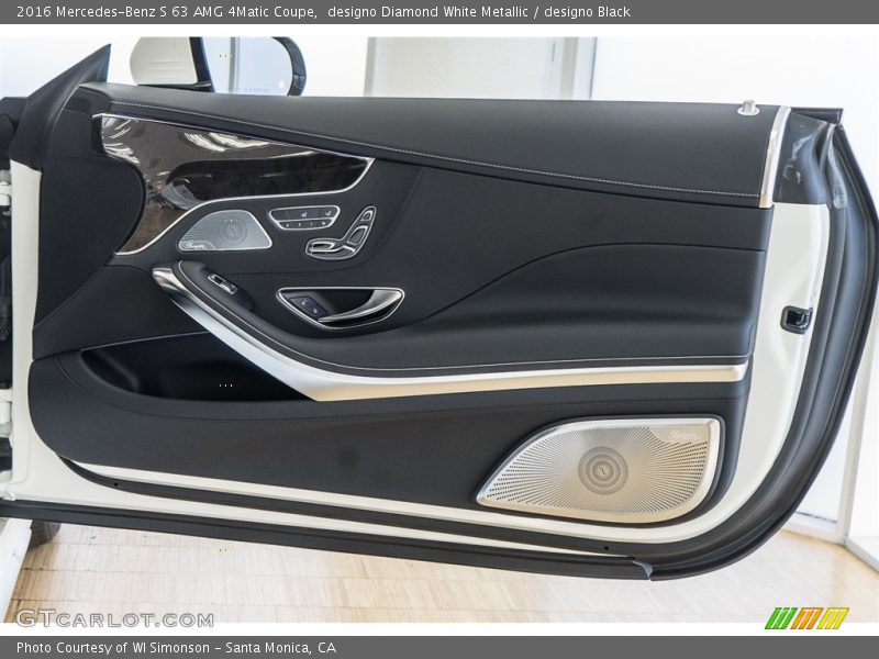 designo Diamond White Metallic / designo Black 2016 Mercedes-Benz S 63 AMG 4Matic Coupe