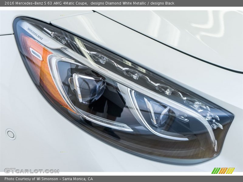 designo Diamond White Metallic / designo Black 2016 Mercedes-Benz S 63 AMG 4Matic Coupe