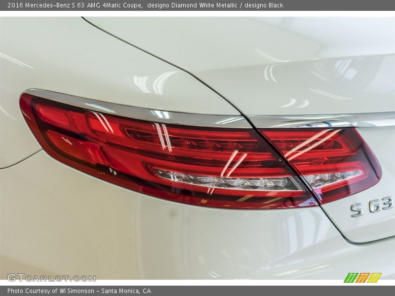 designo Diamond White Metallic / designo Black 2016 Mercedes-Benz S 63 AMG 4Matic Coupe