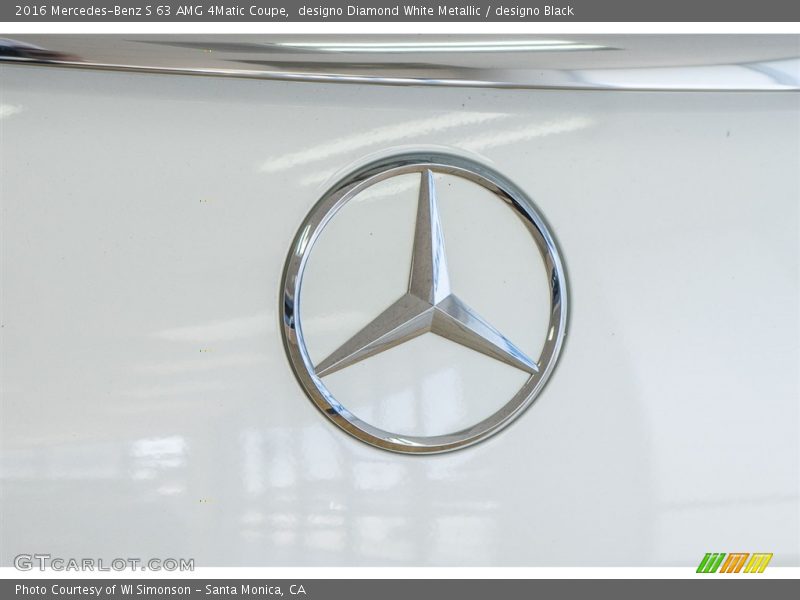 designo Diamond White Metallic / designo Black 2016 Mercedes-Benz S 63 AMG 4Matic Coupe