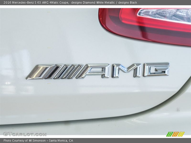 designo Diamond White Metallic / designo Black 2016 Mercedes-Benz S 63 AMG 4Matic Coupe