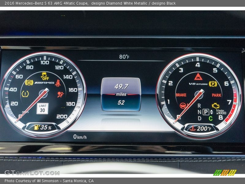 designo Diamond White Metallic / designo Black 2016 Mercedes-Benz S 63 AMG 4Matic Coupe