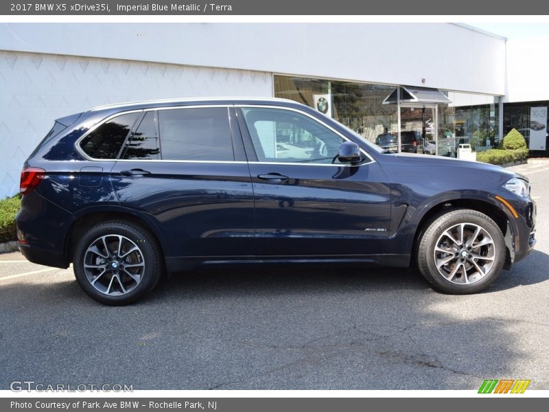 Imperial Blue Metallic / Terra 2017 BMW X5 xDrive35i