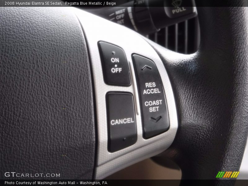 Regatta Blue Metallic / Beige 2008 Hyundai Elantra SE Sedan