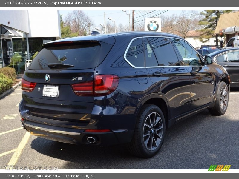 Imperial Blue Metallic / Terra 2017 BMW X5 xDrive35i