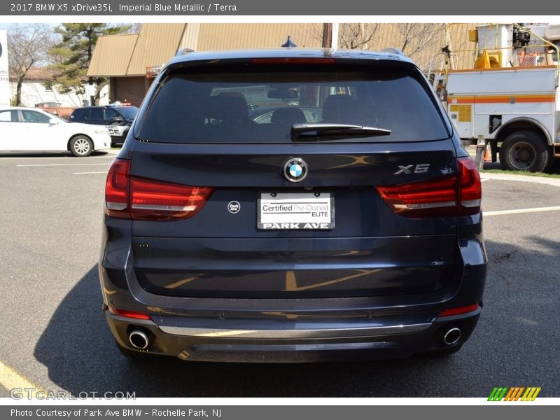 Imperial Blue Metallic / Terra 2017 BMW X5 xDrive35i