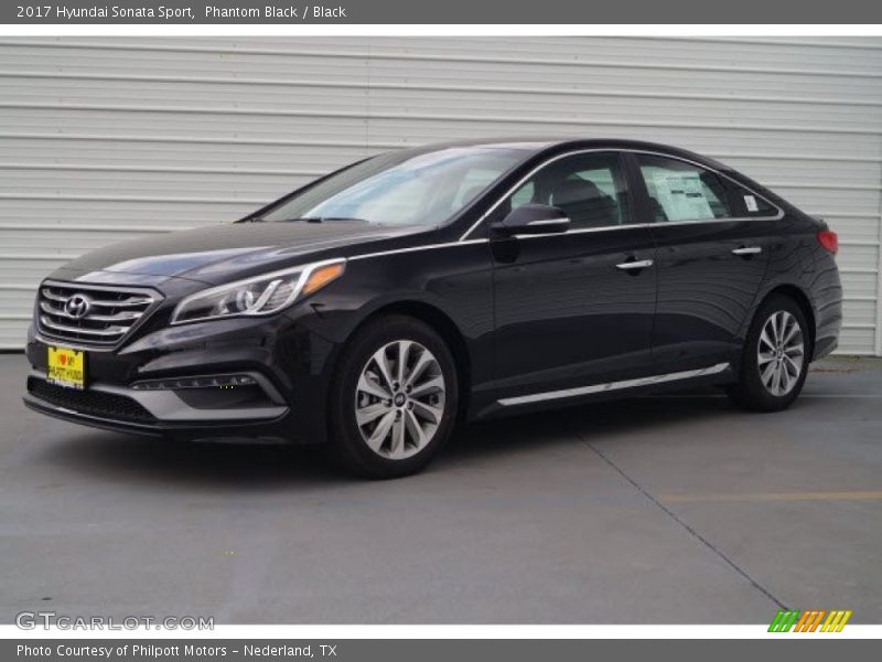 Phantom Black / Black 2017 Hyundai Sonata Sport