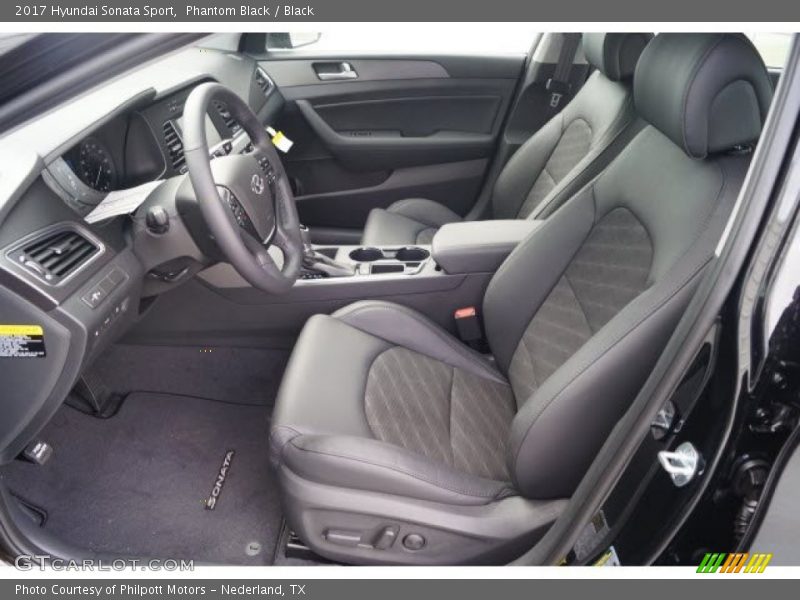Phantom Black / Black 2017 Hyundai Sonata Sport