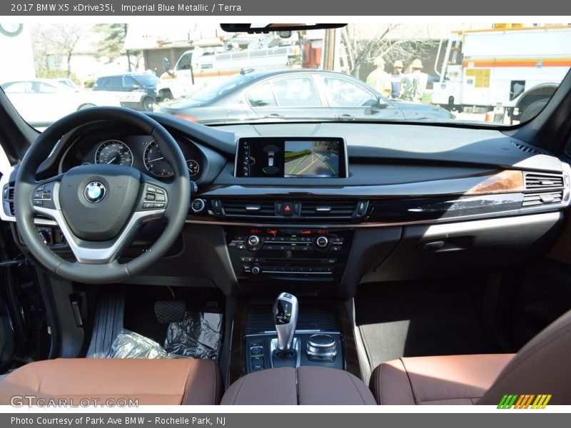 Imperial Blue Metallic / Terra 2017 BMW X5 xDrive35i