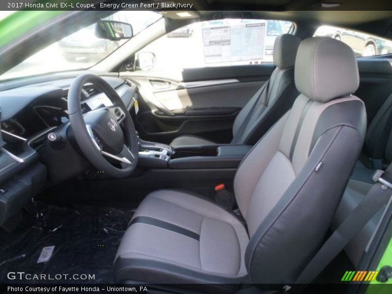 Front Seat of 2017 Civic EX-L Coupe