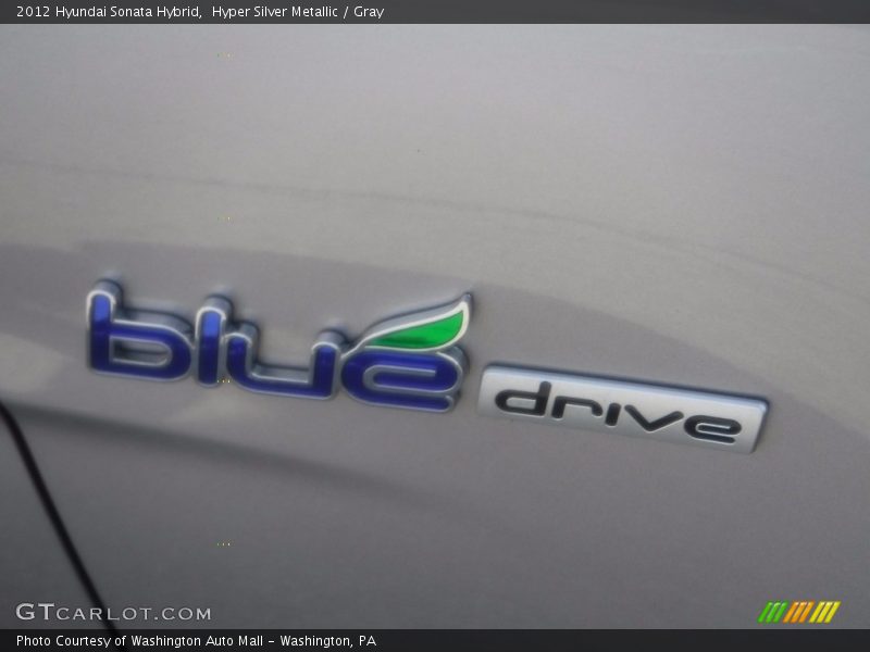 Hyper Silver Metallic / Gray 2012 Hyundai Sonata Hybrid