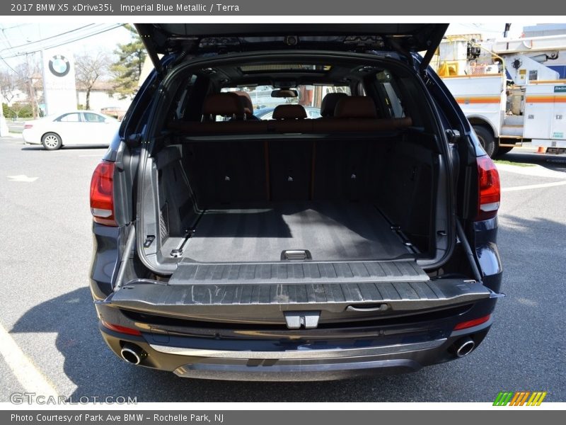 Imperial Blue Metallic / Terra 2017 BMW X5 xDrive35i