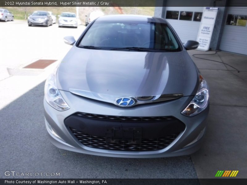 Hyper Silver Metallic / Gray 2012 Hyundai Sonata Hybrid