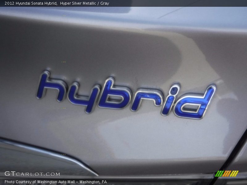 Hyper Silver Metallic / Gray 2012 Hyundai Sonata Hybrid