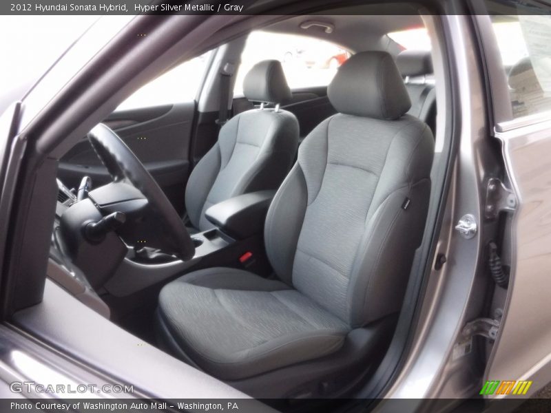 Hyper Silver Metallic / Gray 2012 Hyundai Sonata Hybrid