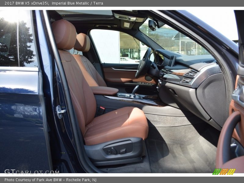 Imperial Blue Metallic / Terra 2017 BMW X5 xDrive35i