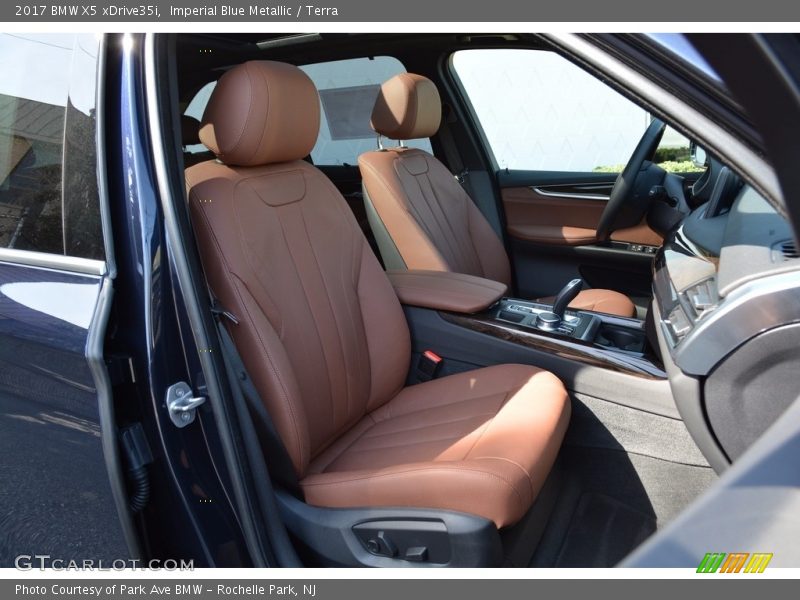 Imperial Blue Metallic / Terra 2017 BMW X5 xDrive35i