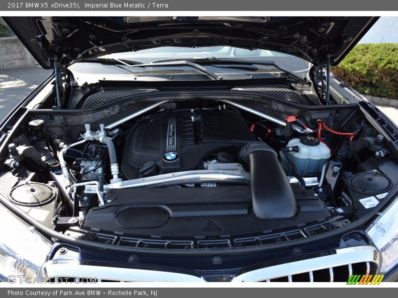 Imperial Blue Metallic / Terra 2017 BMW X5 xDrive35i