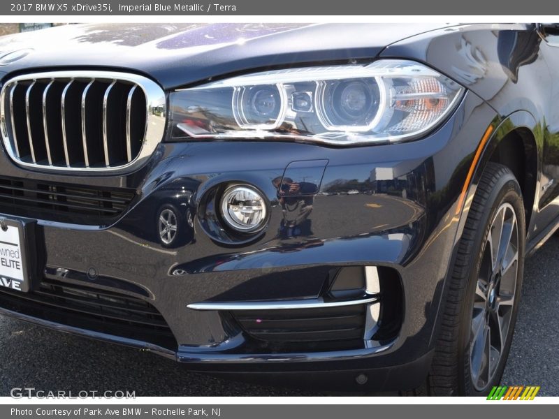 Imperial Blue Metallic / Terra 2017 BMW X5 xDrive35i