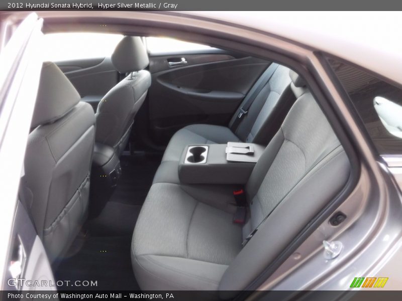 Hyper Silver Metallic / Gray 2012 Hyundai Sonata Hybrid