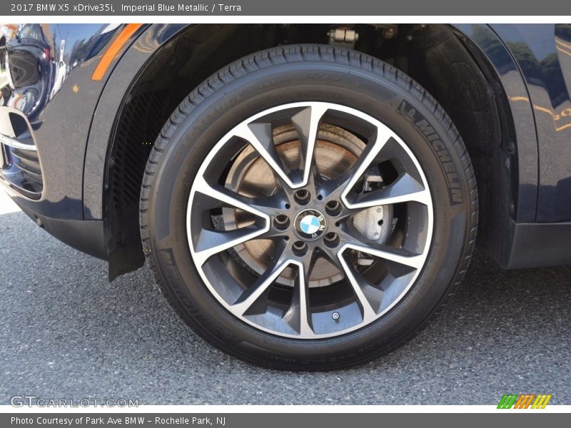 Imperial Blue Metallic / Terra 2017 BMW X5 xDrive35i
