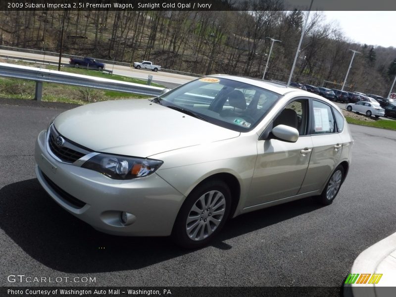 Front 3/4 View of 2009 Impreza 2.5i Premium Wagon