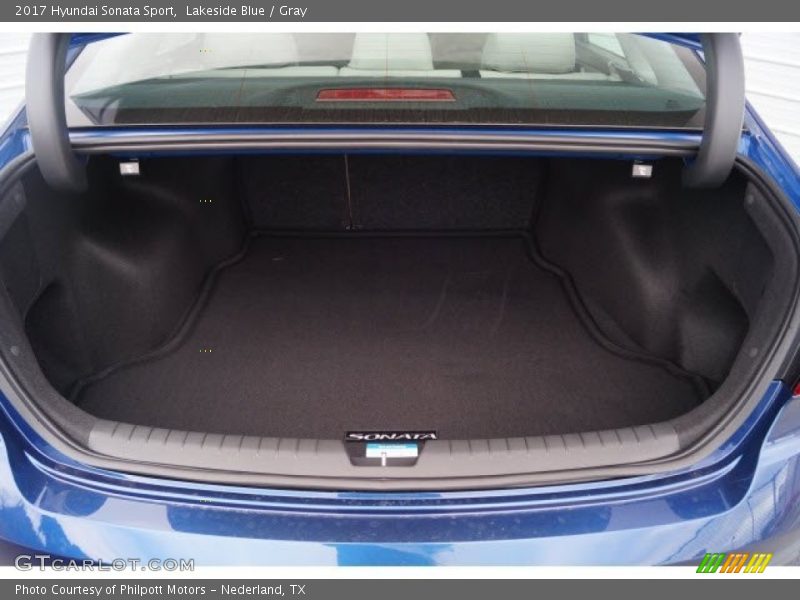 Lakeside Blue / Gray 2017 Hyundai Sonata Sport