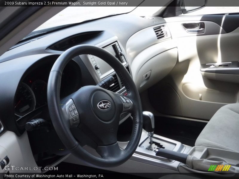 Sunlight Gold Opal / Ivory 2009 Subaru Impreza 2.5i Premium Wagon