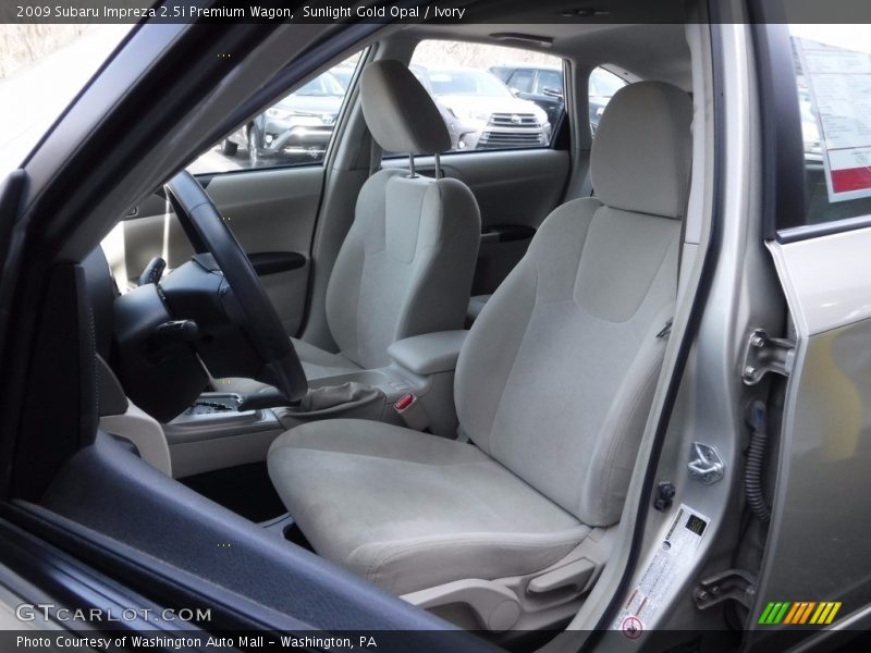 Sunlight Gold Opal / Ivory 2009 Subaru Impreza 2.5i Premium Wagon