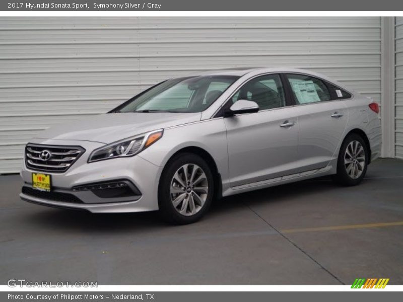 Symphony Silver / Gray 2017 Hyundai Sonata Sport