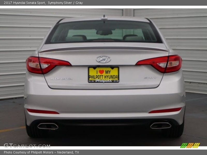 Symphony Silver / Gray 2017 Hyundai Sonata Sport